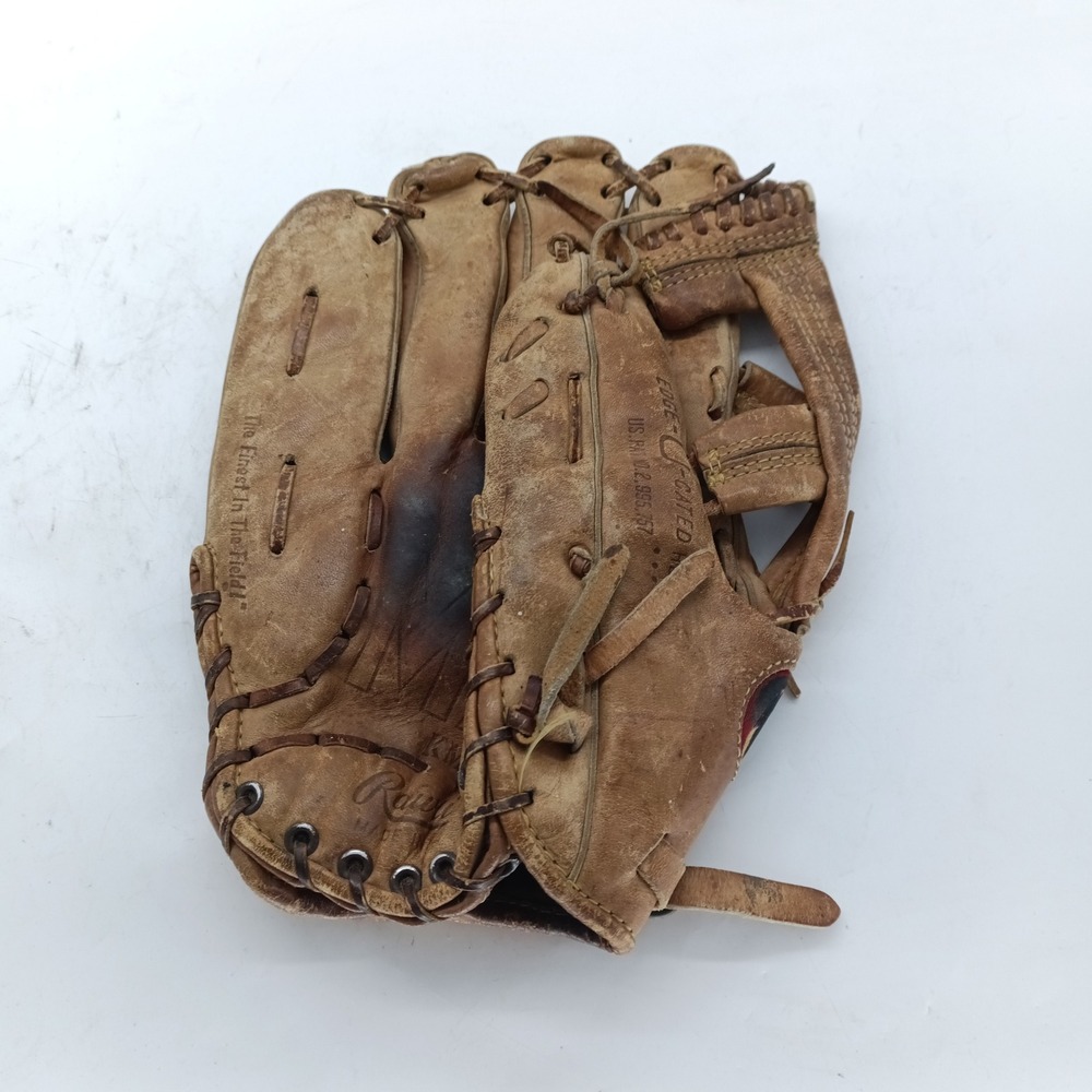 Rawlings KM14 THE MAG Vtg Softball Glove Left Hand Throw Leather Made in USA